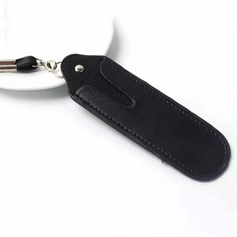 Pu Leather Pen Holder With Neck Strap Lanyard - Buy Lanyard Pen Holder ...