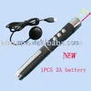 Dongguan KINTOP 2.4GHz wireless presenter pen with red/green laser pointer for presentation teaching presenter clicker