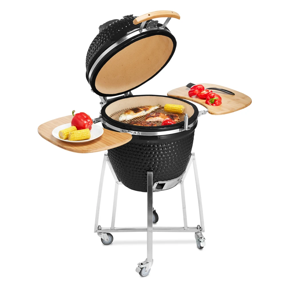 Large Size Round Egg Shaped Outdoor Bbq Smokers - Buy Outdoor Bbq Grill ...