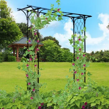 Metall Rose Stahl Garten Arbor Dekoration Garten Bogen Buy