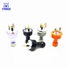 Australia 250V 10A 15A back entry plug 3pin flexible plug rewireable plug