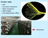 High tenacity PP split yarn polypropylene flat yarn for carpet and fabric