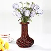 vase is placed Contracted creative wicker vase European vase furnishing articles Household adornment furnishing articles