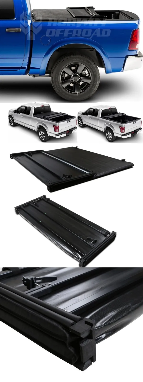 Retractable Electric Remote Control Rolling Cover Truck Bed Cover For