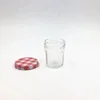 Glass storage bottle&jars with metal lid 50m glass honey,pickles jam jelly jar for food container chinese supplier