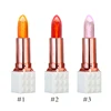 Waterproof Flower LipStick Jelly Transparent Color Temperature Lipstick Long Lasting With 3 Colors