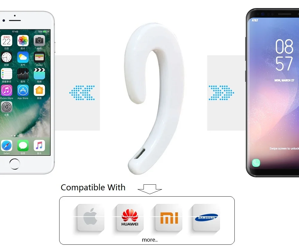 2019 Newest BT Earphone True Wireless Earbuds for Apple iPhone X 8 7 6/Android - ANKUX.COM
