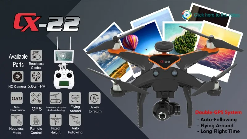 Hot Selling Large Drone 5.8g Transmittion Long Range 1000ms - Buy X