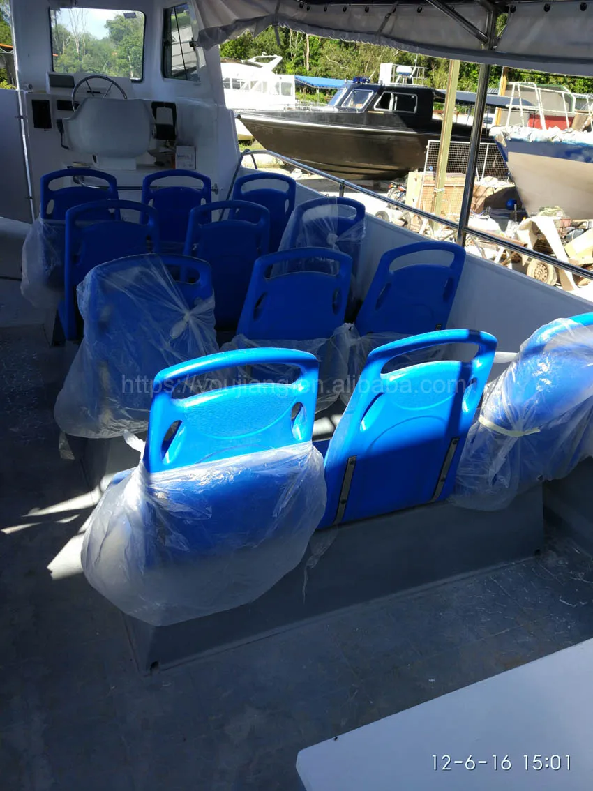 Youjiang Passenger Marine Plastic Pontoon Boat Bench Seats| Alibaba.com