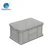 50L moving crate tote logistic storage container stackable plastic transport box