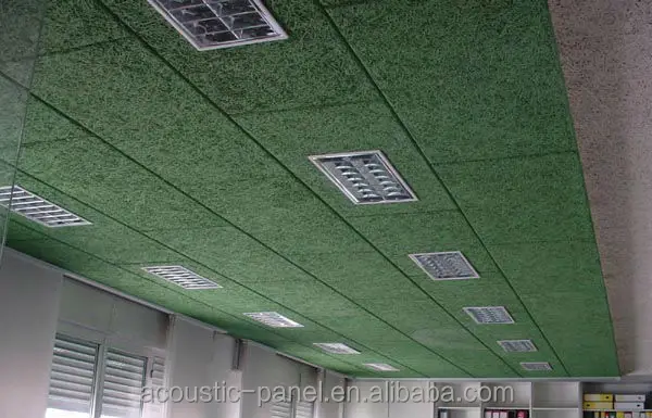 Akustik-deckenplatten zement holzfaser akustikplatte-akustisches Paneel