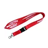 Lanyard Custom Printing Logo Sublimation or Silk-screen With Quick Release Detachable Buckle and Metal Metal Lobster Hook