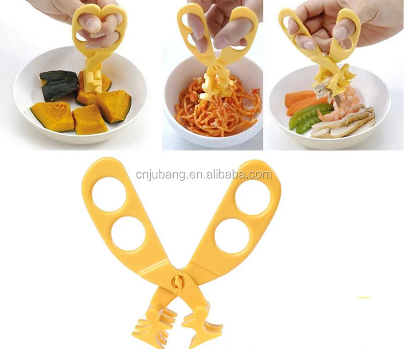 New Baby Portable Scissors Feeding Food Shears Cut Crush food / Baby Food Scissors / Food Cutter for Babies