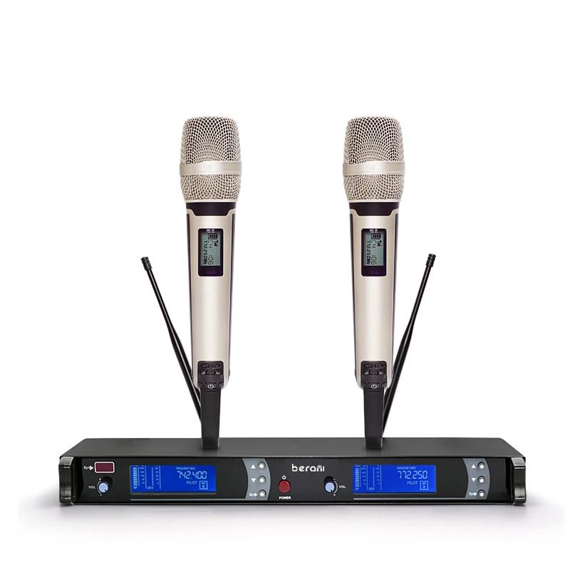 Professional wireless microphone with uhf dual system - ANKUX Tech Co., Ltd