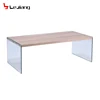 furniture oriental coffee table tempered glass and MDF coffee table