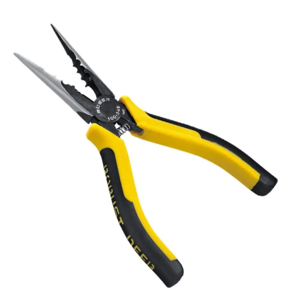Serrated Cut WESTWARD 3WY58 8/" Insulated Long Nose Plier