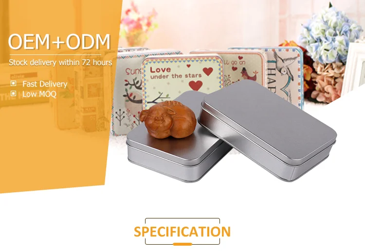 Wholesale Custom Rectangular Empty Cookie Tins Buy Empty Cookie Tins