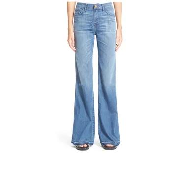 high waisted wide flare jeans