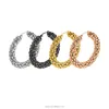 Yiwu Aceon Factory Supply Earrings Jewelry Stainless Steel Earring Corn Chain Hoop Earring