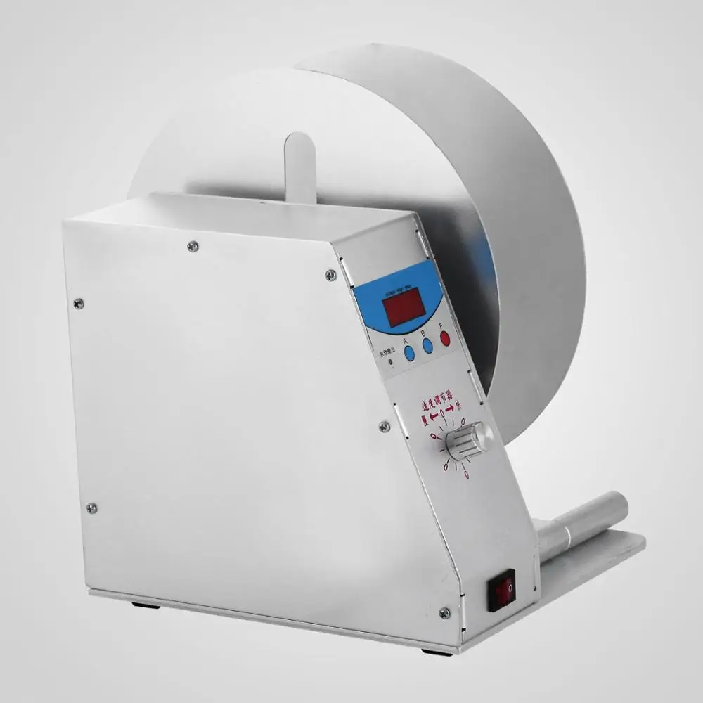 2017 Digital Automatic Label Tags Rewinder Rewinding Machine W/ Speed