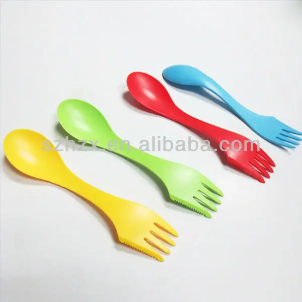 Reusable Small Plastic Spork For Camping Buy Reusable Small Plastic