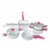9pcs nonstick cookware set/ ceramic coating fry pan/aluminum cookware