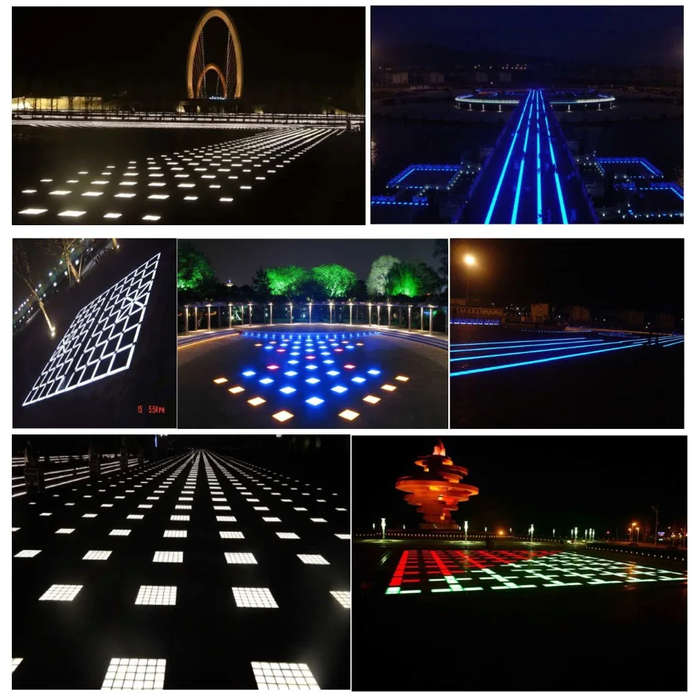Application of led brick light 