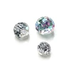 Wholesale square decorative clear glass crystal acrylic buttons for garment and sofa