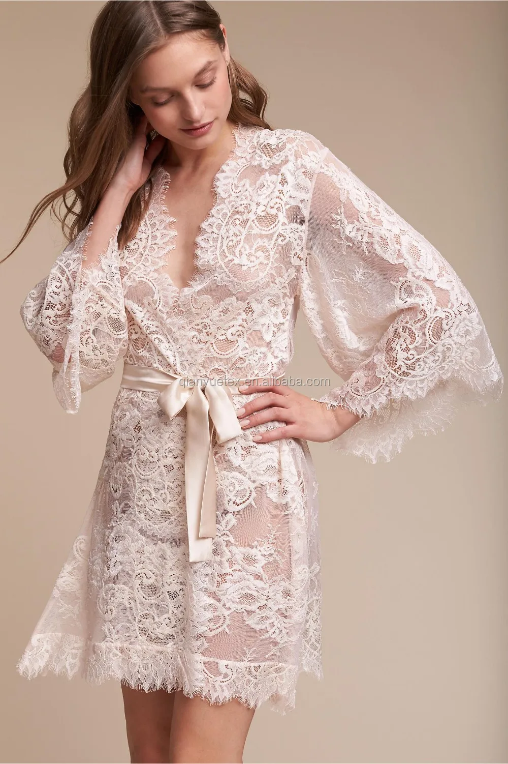 White Bridesmaid Sexy Short Lace Robe For Women Buy Sexy Robes Sexy