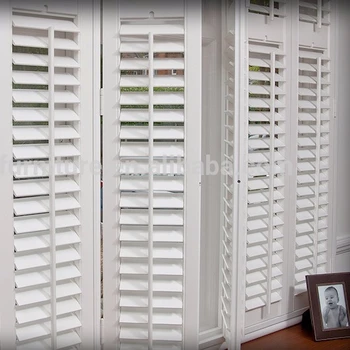 Easy Operation Low Cost White Window Wood Blinds Buy Plantation Shutters From China Wood Window Shutter White Window Blinds Product On Alibaba Com