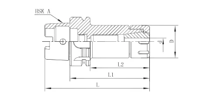 Чертеж патрона er11