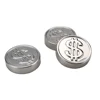 Whiskey Ice Cube, Stainless Steel Dollar Style Wine Stone