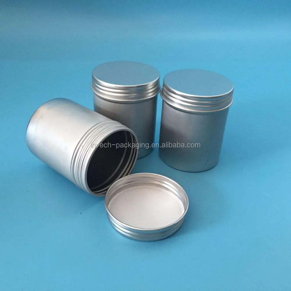 round aluminium tins