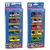 5PCS Alloy Car City Metal diecast toy vehicle set For kids