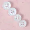 white plastic buttons bulk (CY-1101)