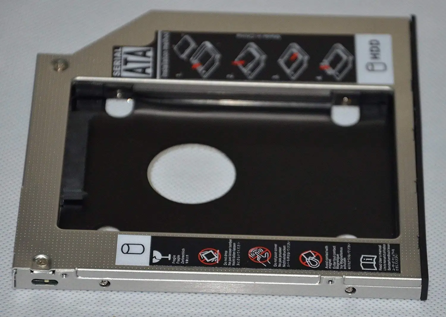 Deyoung SATA 2nd HD HDD SSD Frame Hard Drive Caddy Adapter for HP ProBook 6560b 6565b