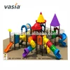 Plastic swimming pool slide for amusement park