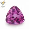 Trillion cut burma ruby & diamond indian health and longevity ruby beads necklace best ruby stone in the world