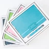Colorful PU notebook with crystal stylus pen custom for diary journal girls notebook