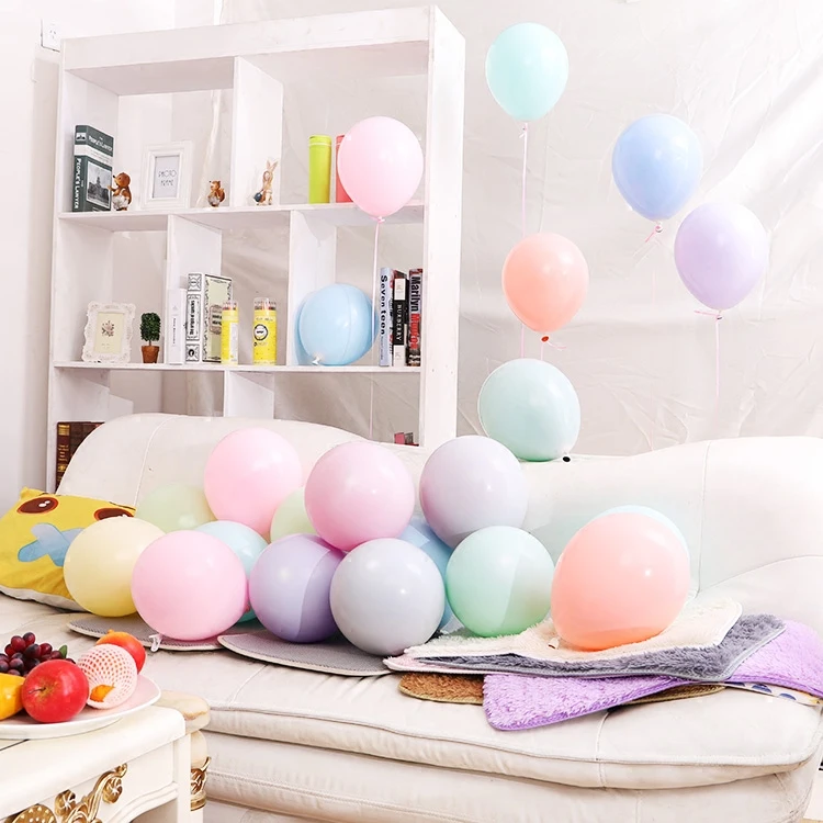 Table Balloon Stand With Macaron Latex Balloons Decoration For