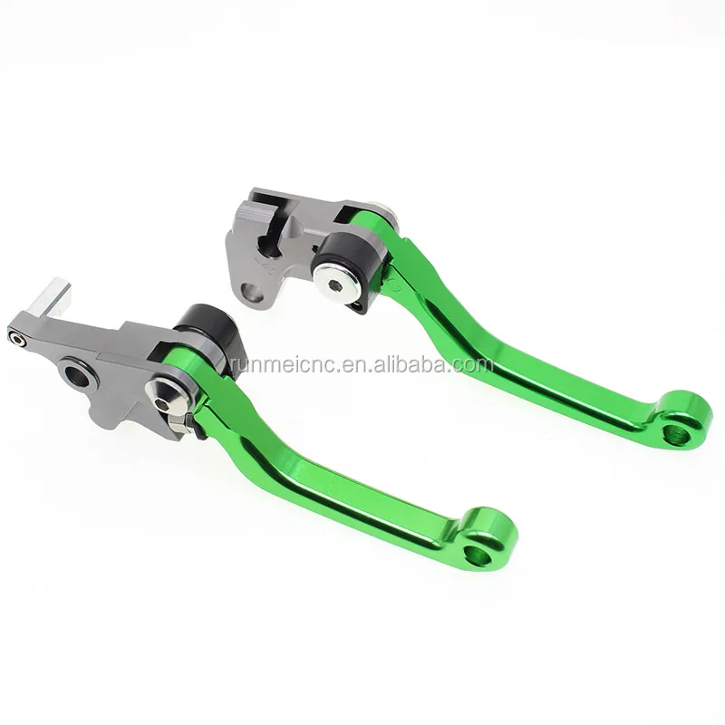 New Billet Dirt Bike Brake Clutch Levers For Kawasaki Kx125 Kx250