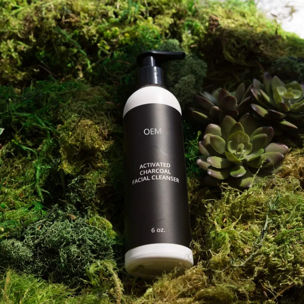 Private Label Organic Face Wash With Activated Charcoal,100 Natural
