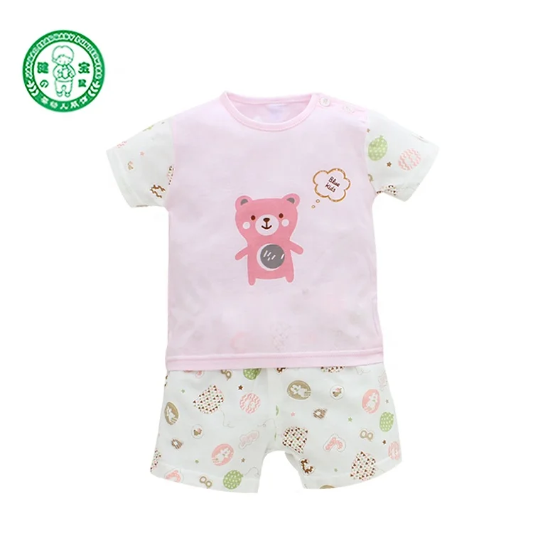
Toddler Baby Girls Boys T-Shirts cartoon Tee Short Sleeve Cotton Tops Summer Clothes set 