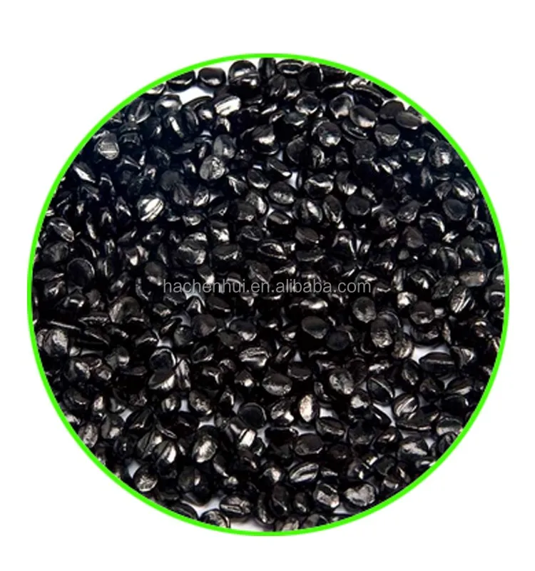 Virgin Black Abs Resin Plastic Raw Material High Gloss Level Abs