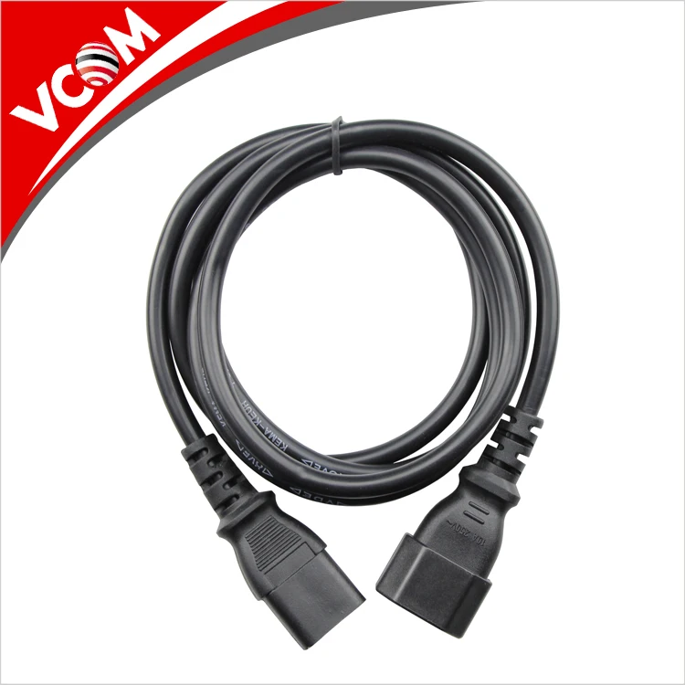 Approved 10 Feet Universal Computer Monitor Power Cord C13 Power Extension Cable For Monitor Pc