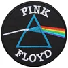 High quality round embroidery black background iron on patch for clothing