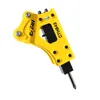 JCB1 4CX hydraulic rock hammer for building demolition
