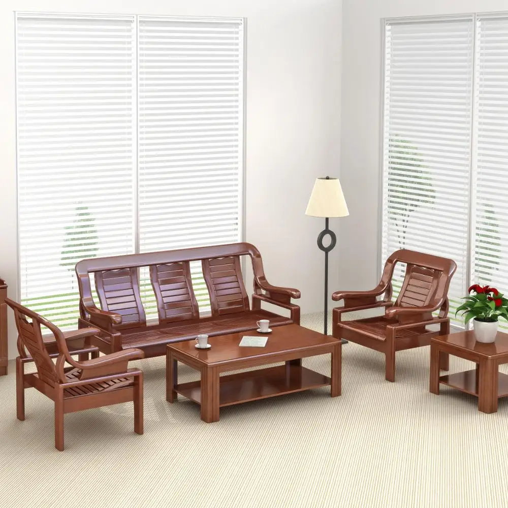 American Office Use Wooden Furniture Sofa Sets Buy Wooden Sofa Sets