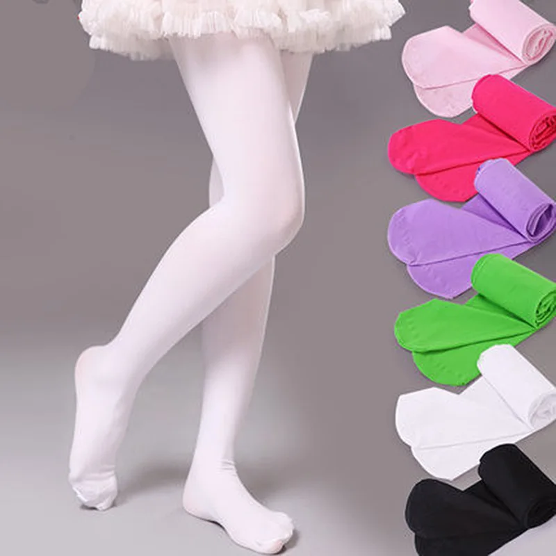 4 14Y Soft Lovely Velvet Girls Tights Children Girl Kids Pantyhose Tights Opaque Dance Tights Stocking