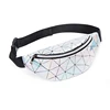 Sturdy Durable Fashion Holographic Shiny Plaid Fanny Pack for women Party Festival